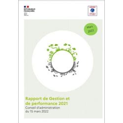 RAPPORT DE PERFORMANCE 2021 .